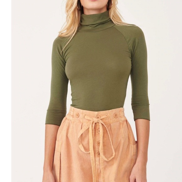 Free People Modern Turtleneck Top - Picture 2 of 6